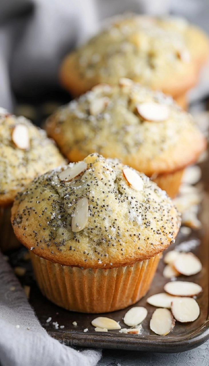 Almond Poppy Seed Muffins