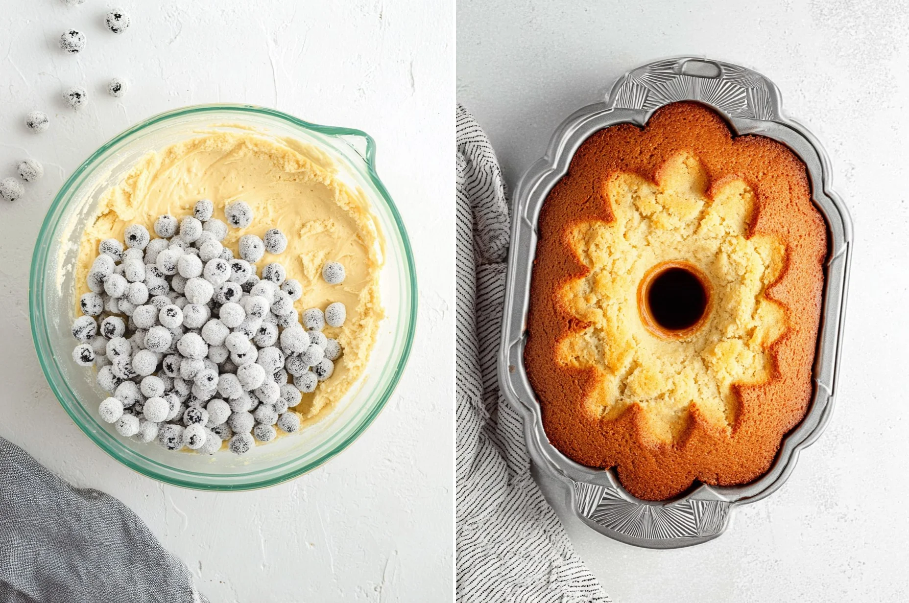 Blueberry Almond Bundt Cake