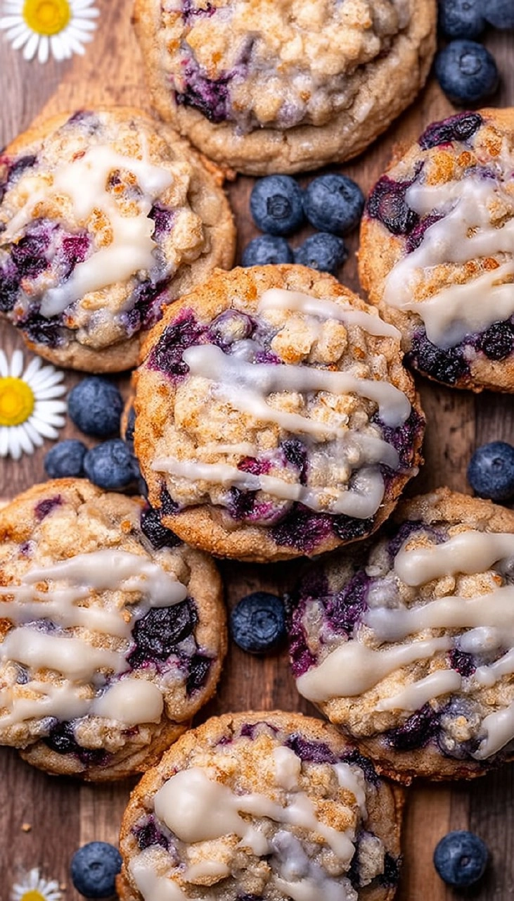 Blueberry Coffee Cake Cookies 107 Blueberry Coffee Cake Cookies