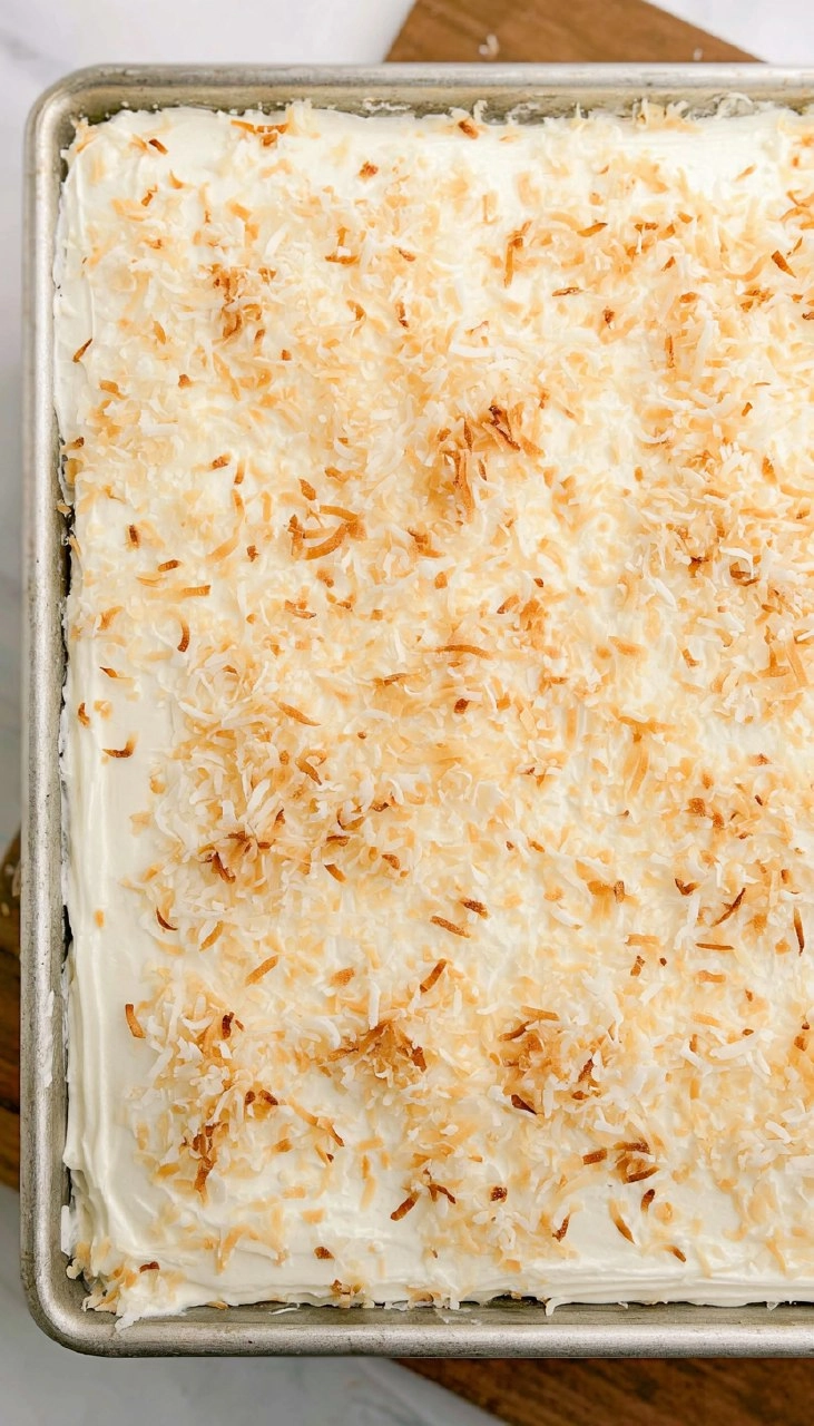 Coconut Texas Sheet Cake