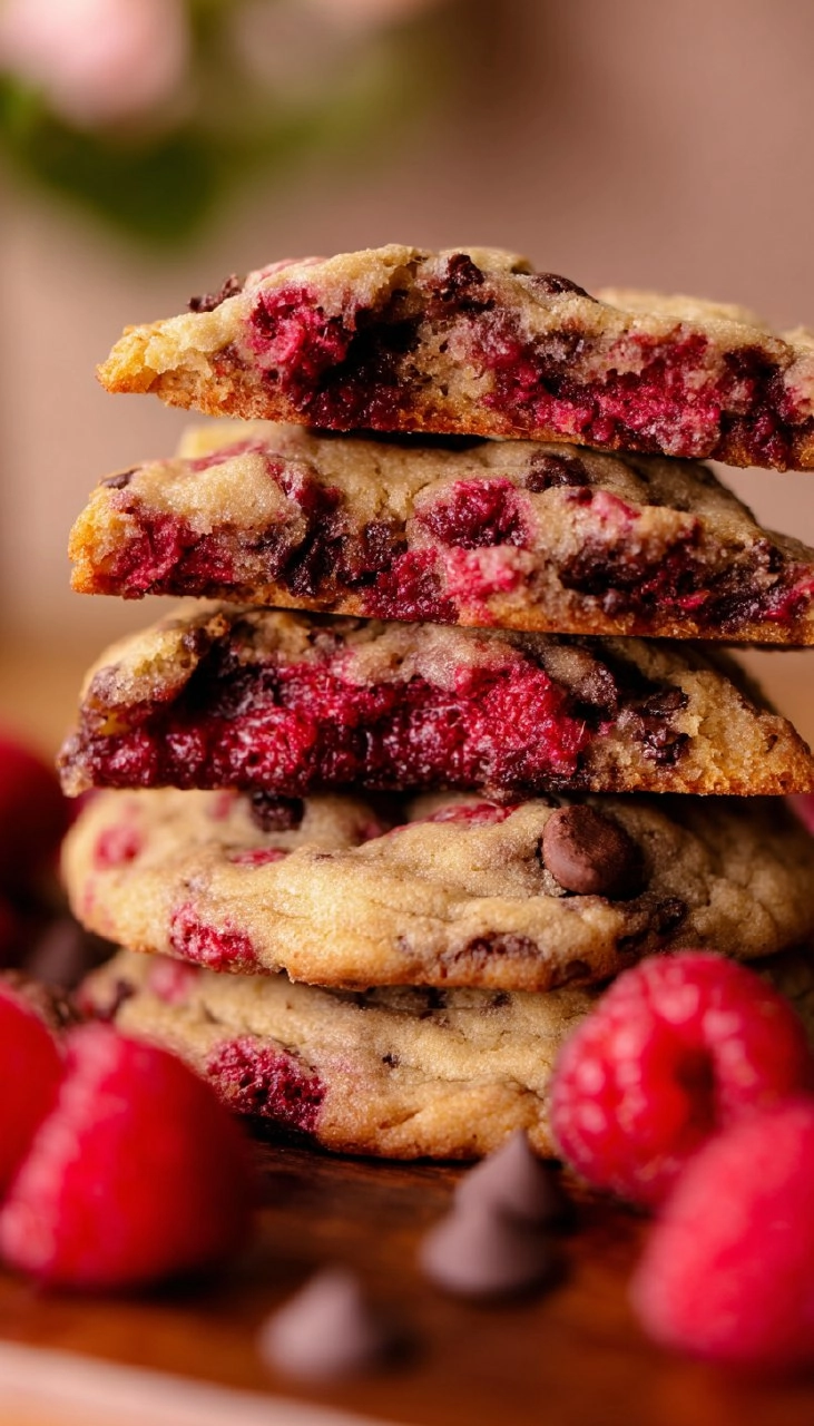 Cookies With Raspberry