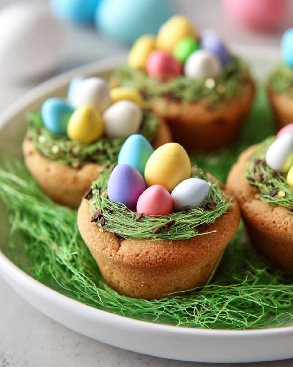 Easter Egg Bird Nest Cookie Cups