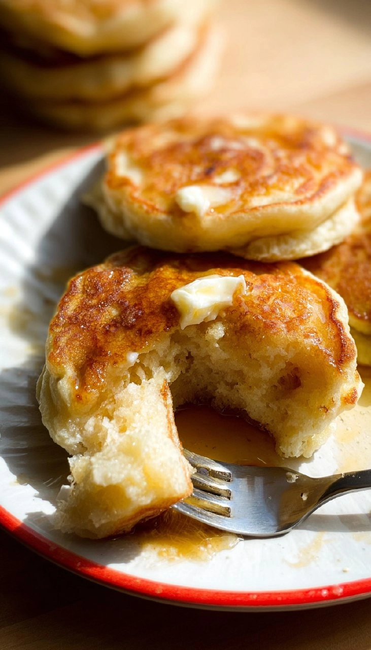Golden Ricotta Pancakes