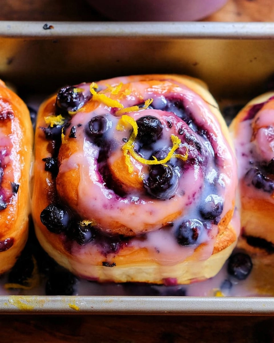 Lemon Blueberry Sweet Rolls
