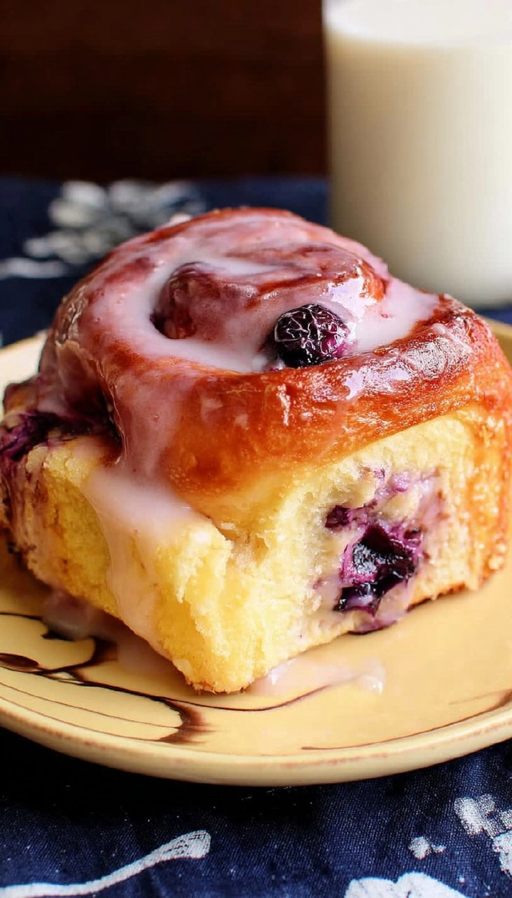 Lemon Blueberry Sweet Rolls