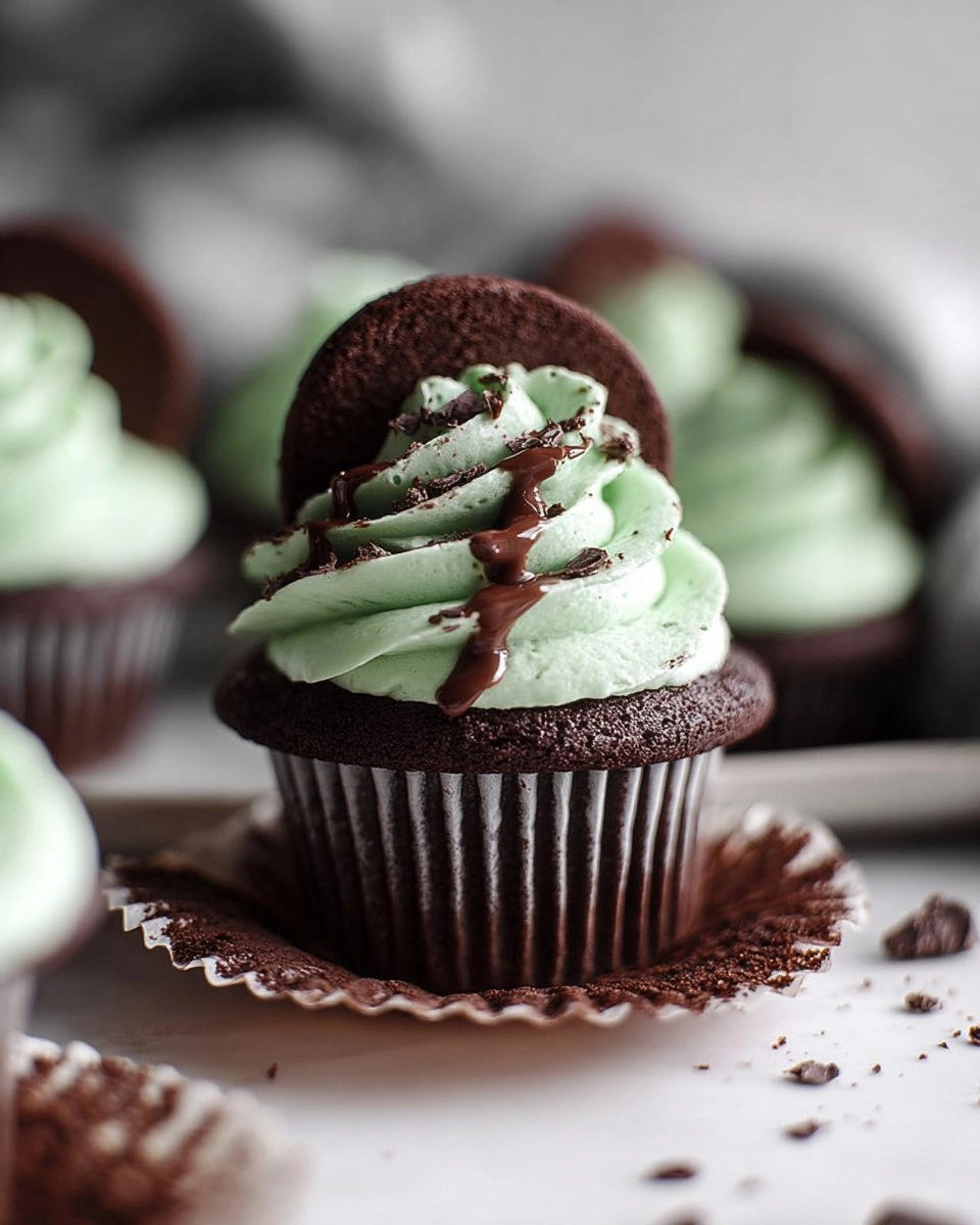 Mint Chocolate Cupcakes