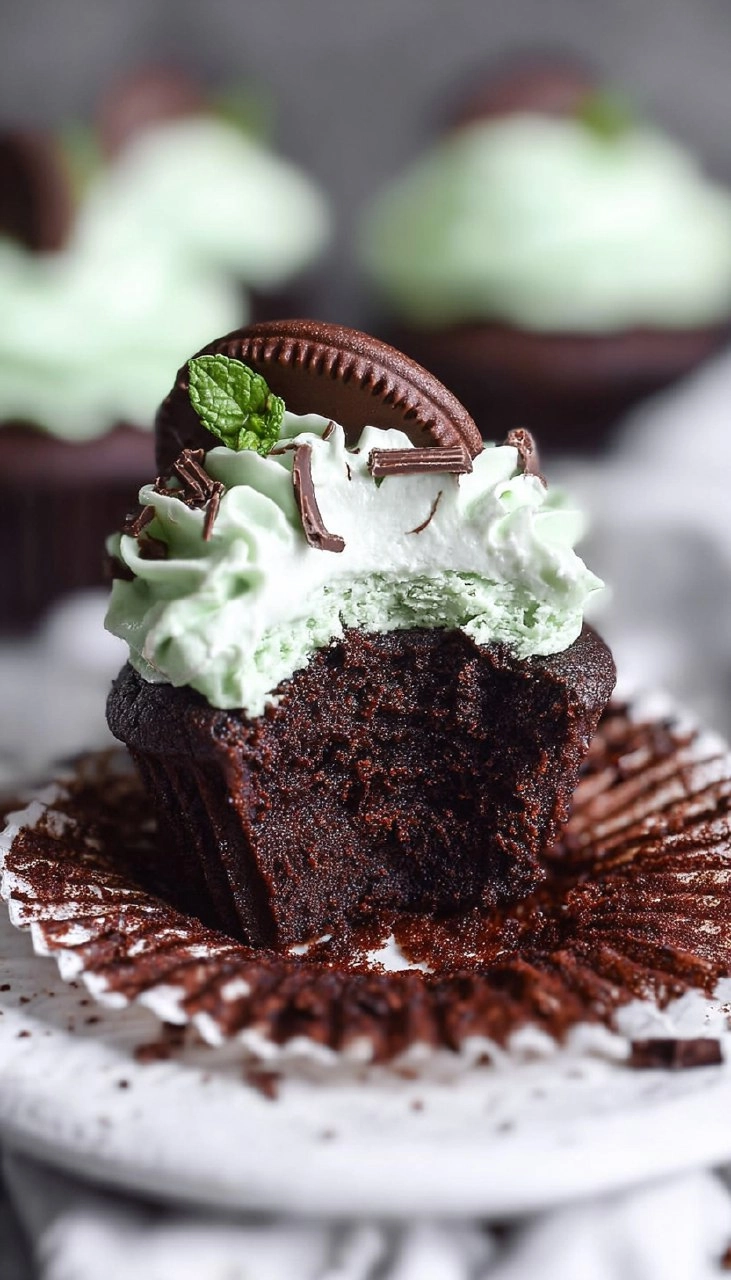 Mint Chocolate Cupcakes