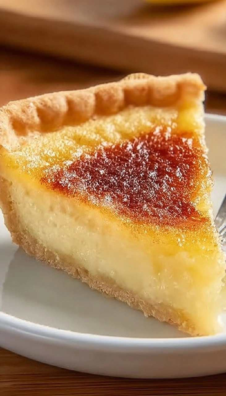 Old-Fashioned Lemon Sponge Pie