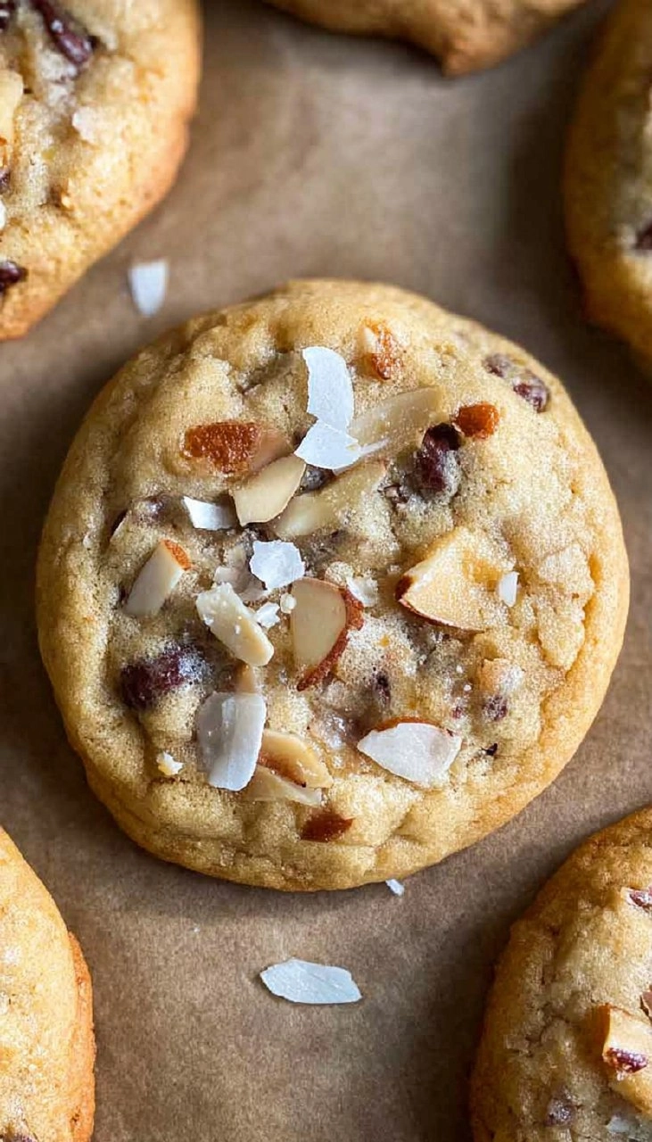 Orange Almond Chocolate Chip Cookies