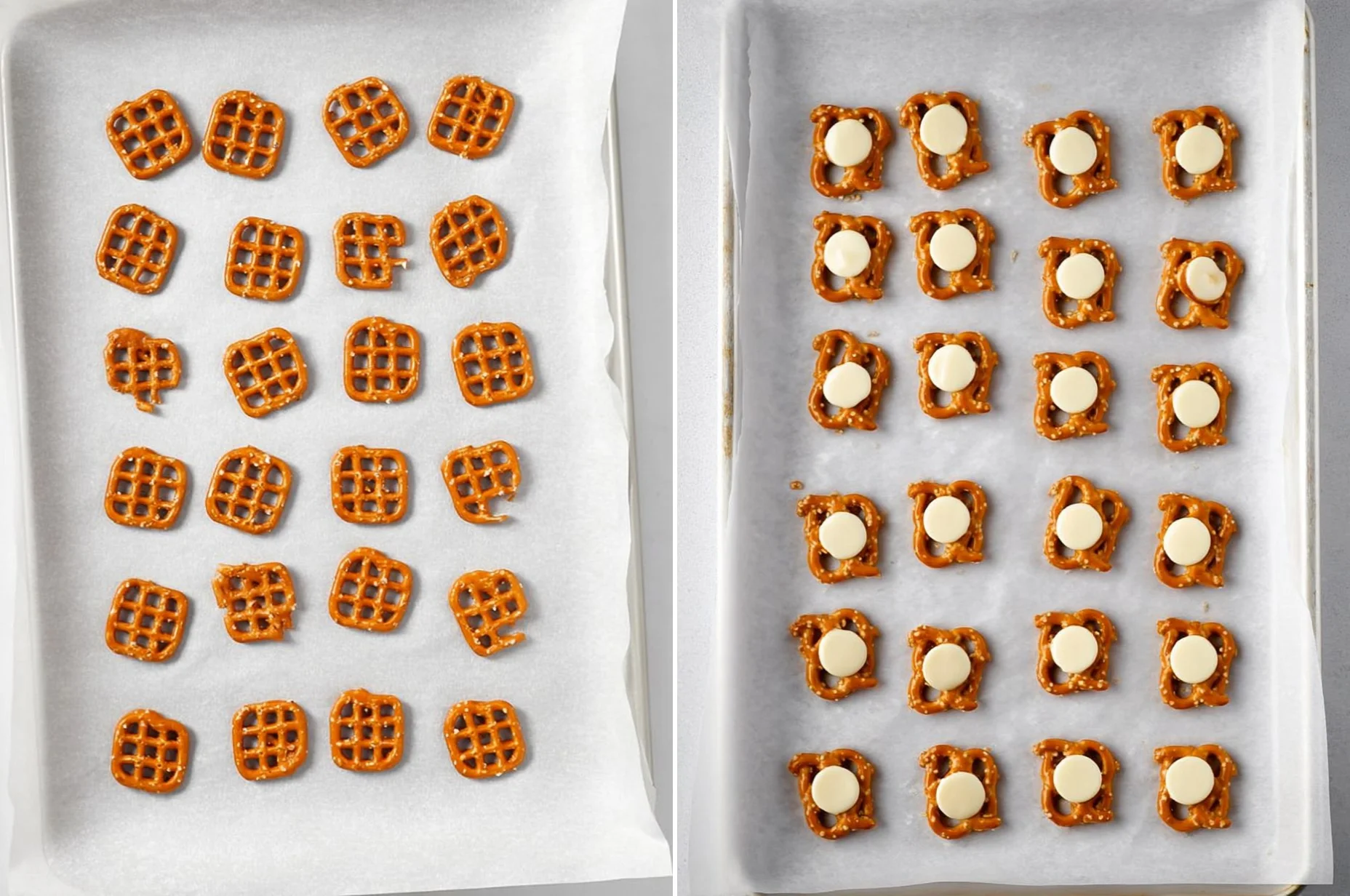 Pastel Candy Spring Flower Pretzels