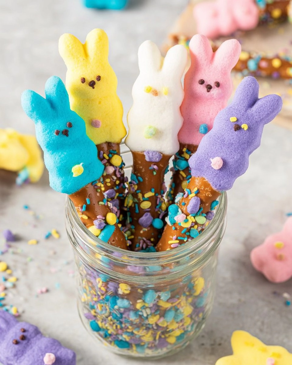Peeps Pretzel Rods