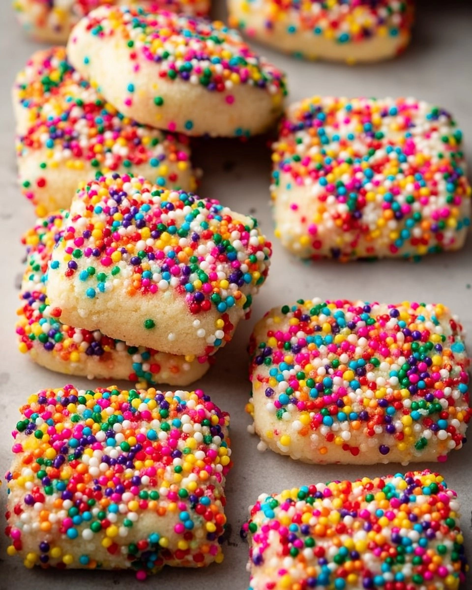 Rainbow Sprinkle Butter Cookies