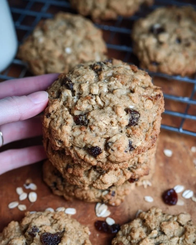 Sourdough-Oatmeal-Raisin-Cookies-Recipe