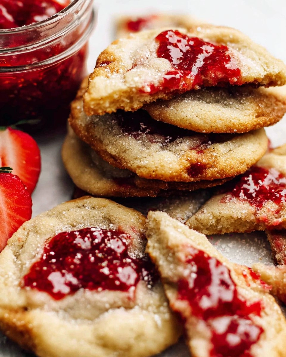 Strawberry Jam Sugar Cookies