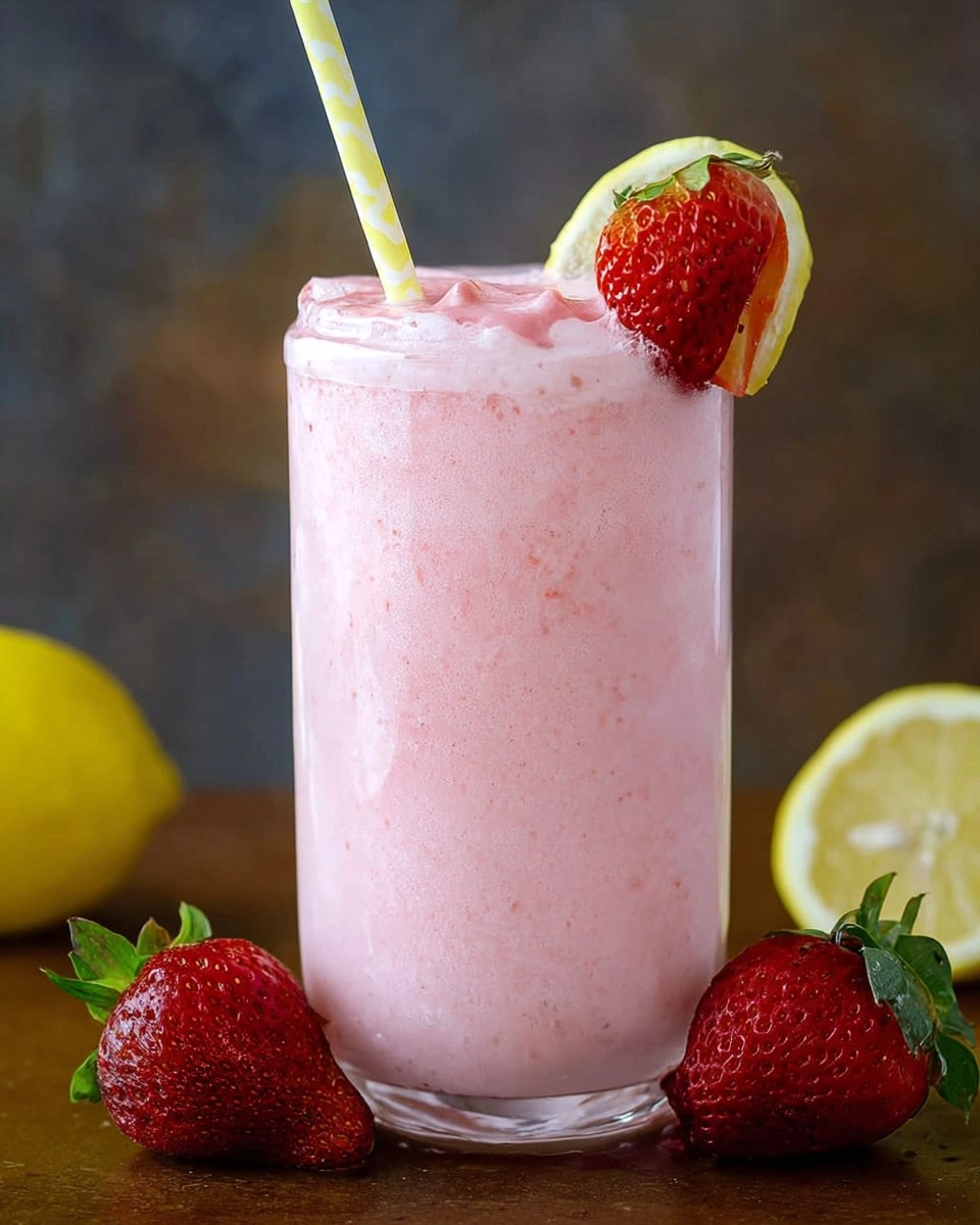 Strawberry Lemonade Milkshake