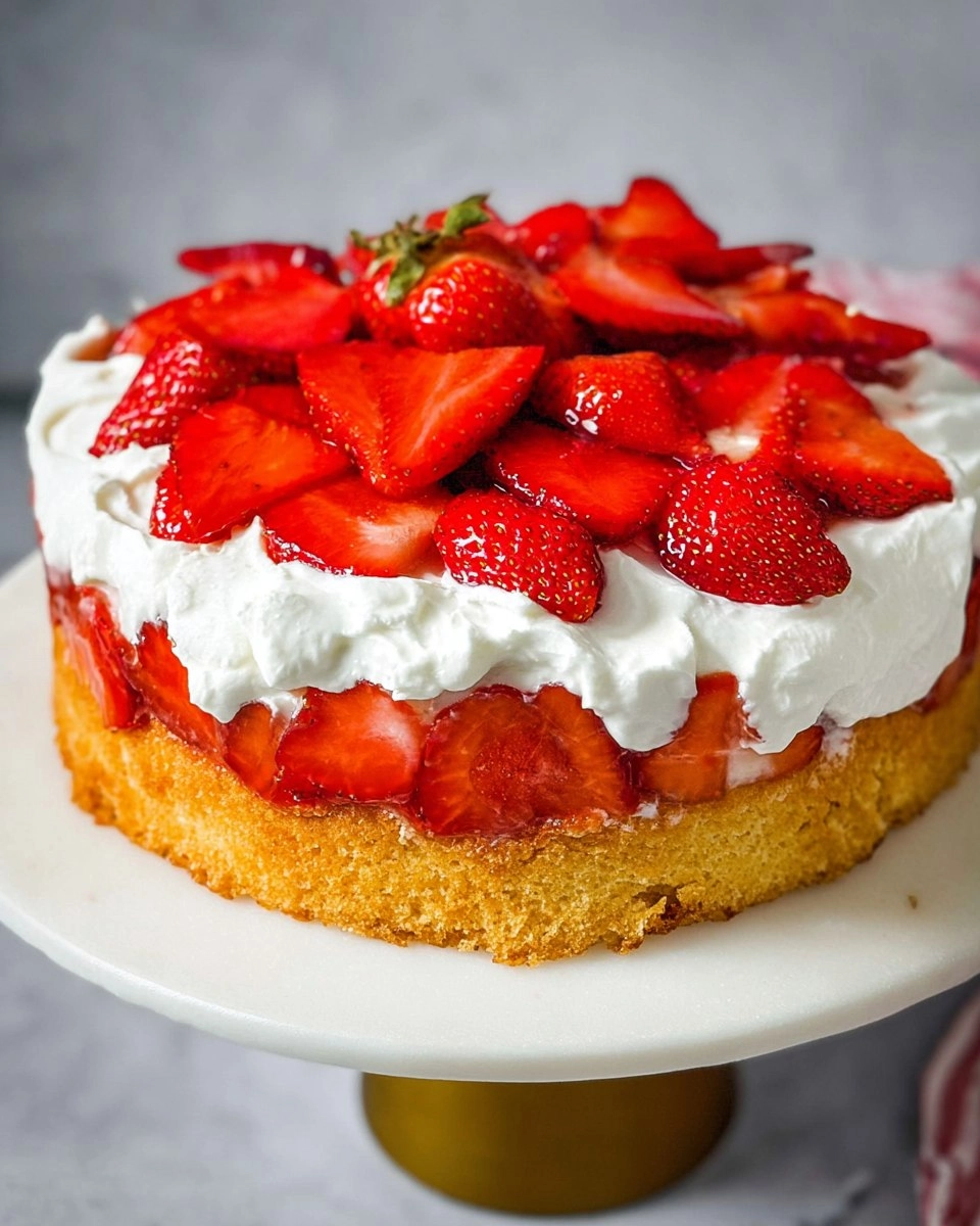 Strawberry Shortcake Cake