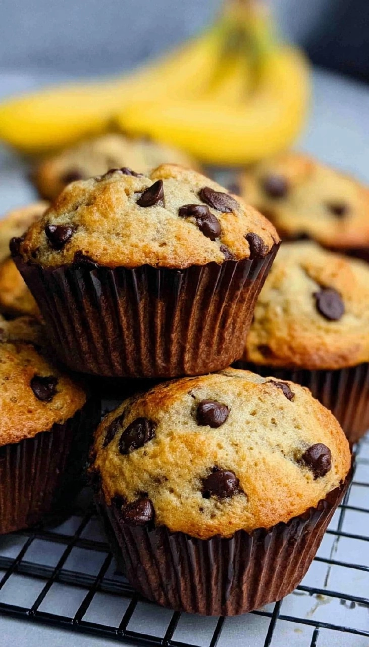 Banana Chocolate Chip Muffins
