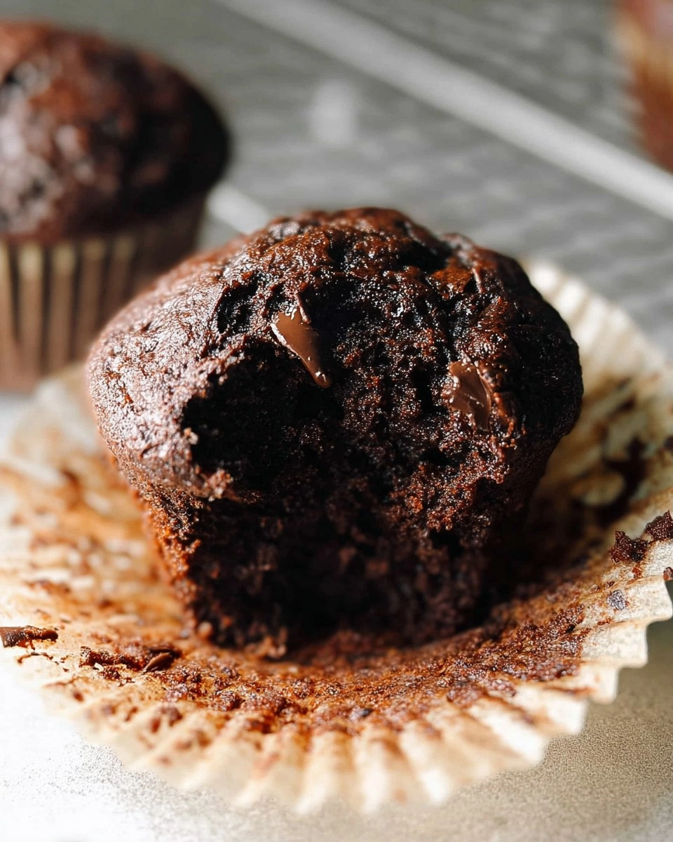 Chocolate Zucchini Muffins