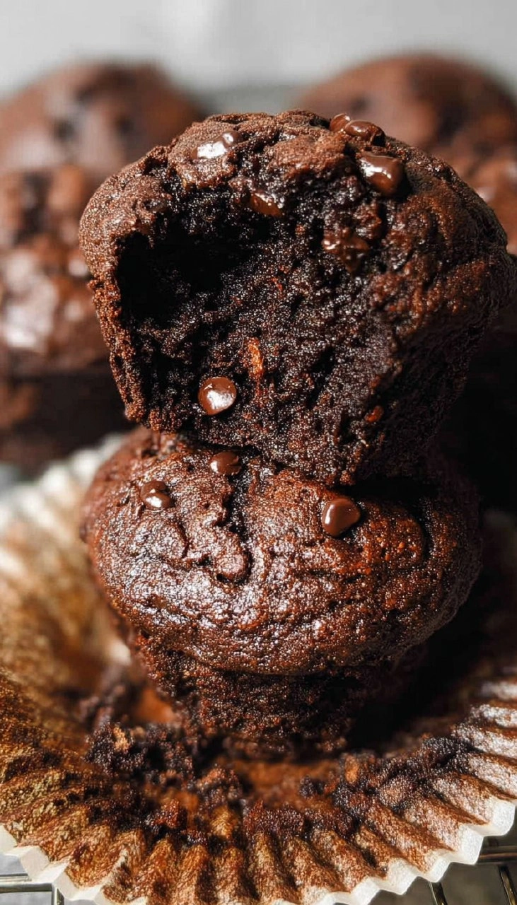 Chocolate Zucchini Muffins