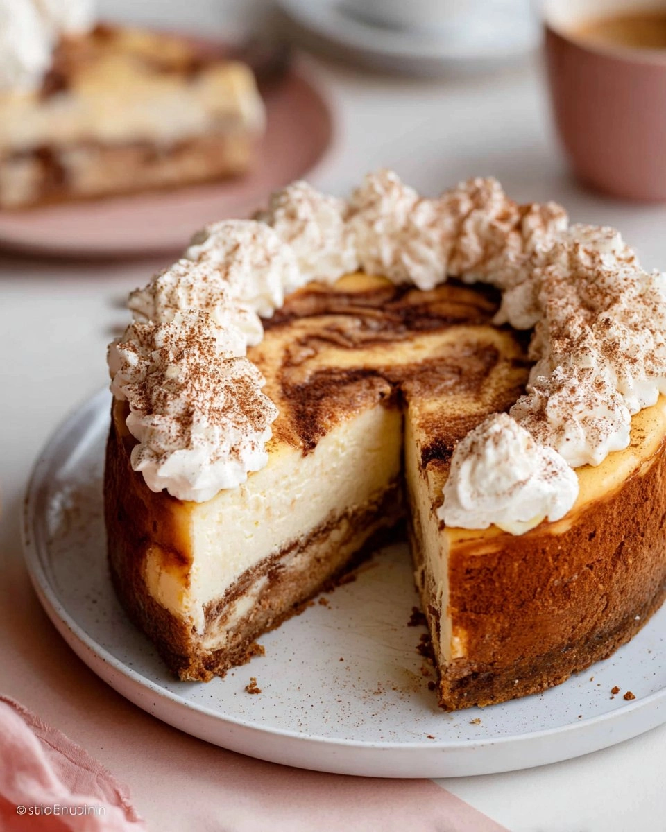 Cinnamon Swirl Cheesecake