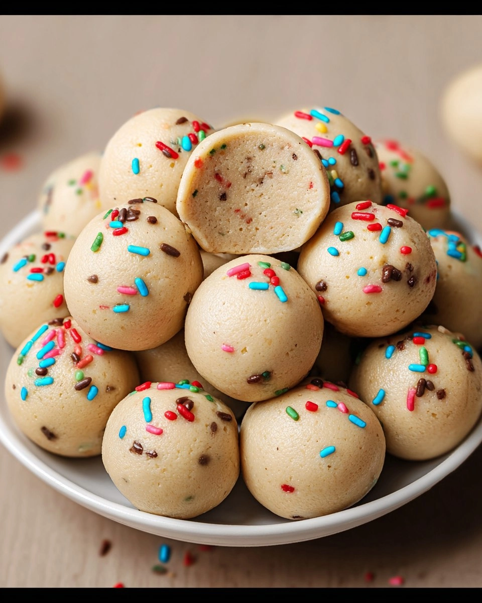 High Protein Cake Batter Balls: A Healthy No-Bake Snack