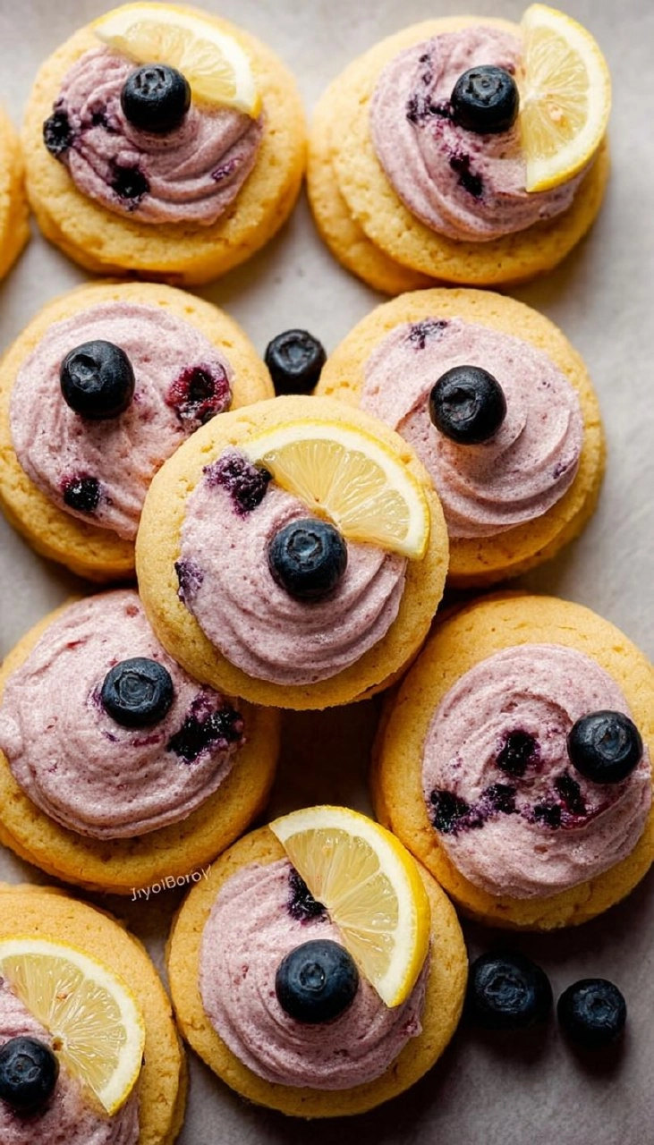 Lemon Blueberry Cookies