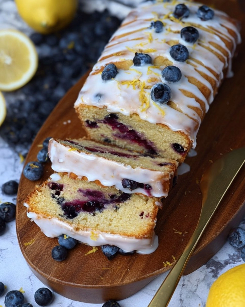 Lemon Blueberry Loaf Cake