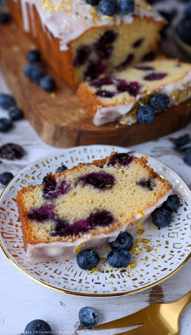 Lemon Blueberry Loaf Cake