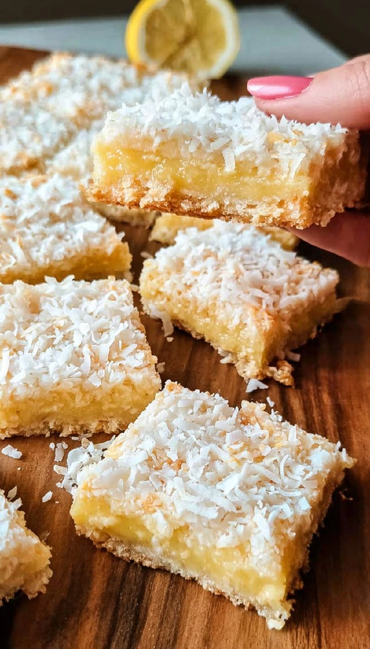 Lemon Coconut Bars