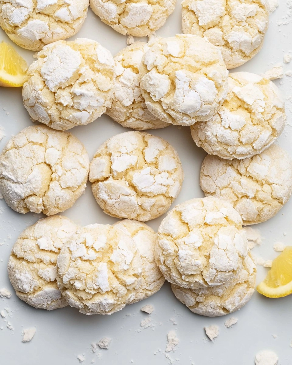 Lemon Crinkle Cookies