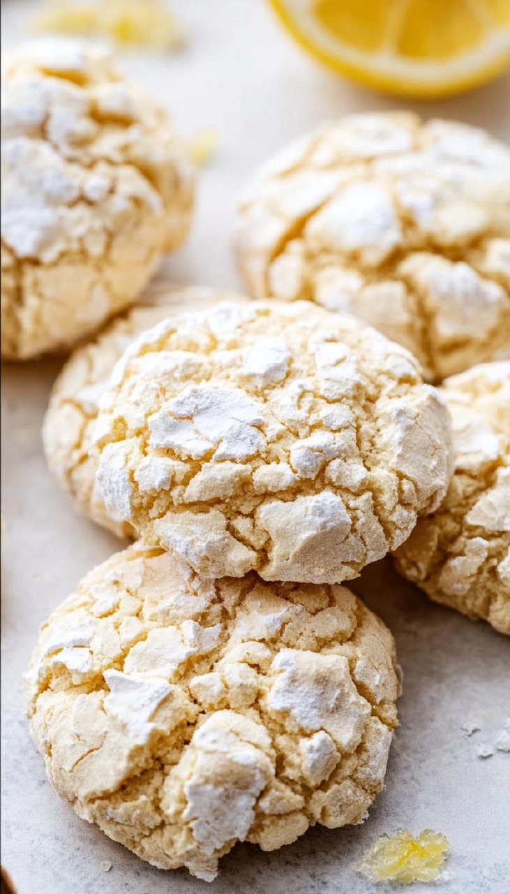 Lemon Crinkle Cookies