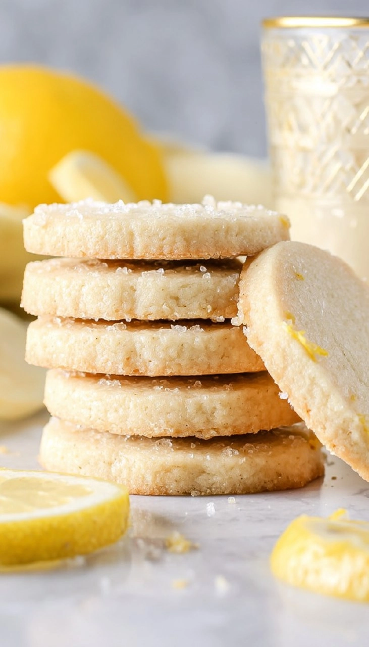 Lemon Shortbread Cookies
