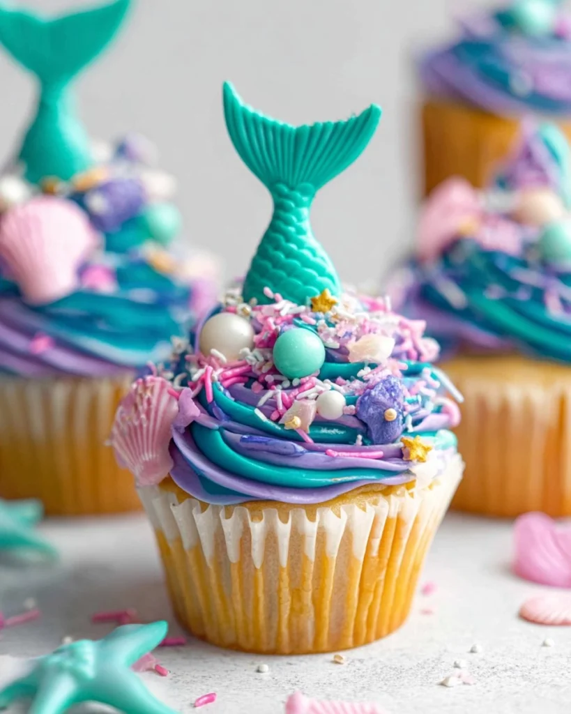 Mermaid-Cupcakes-Recipe