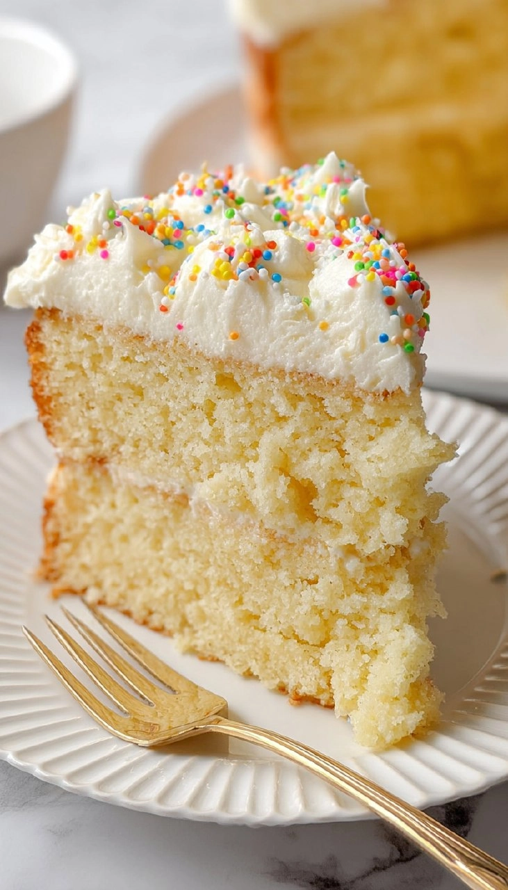 Moist Vanilla Cake 117 Moist Vanilla Cake