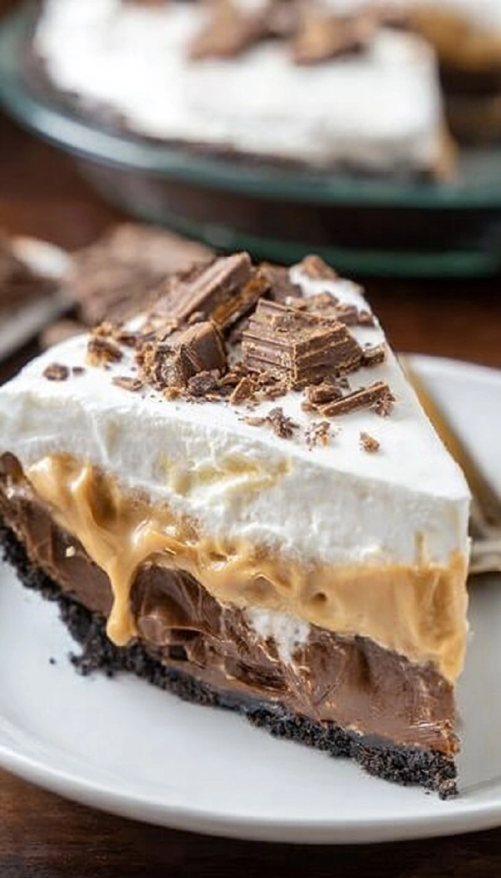 Pretzel Peanut Butter Pudding Pie