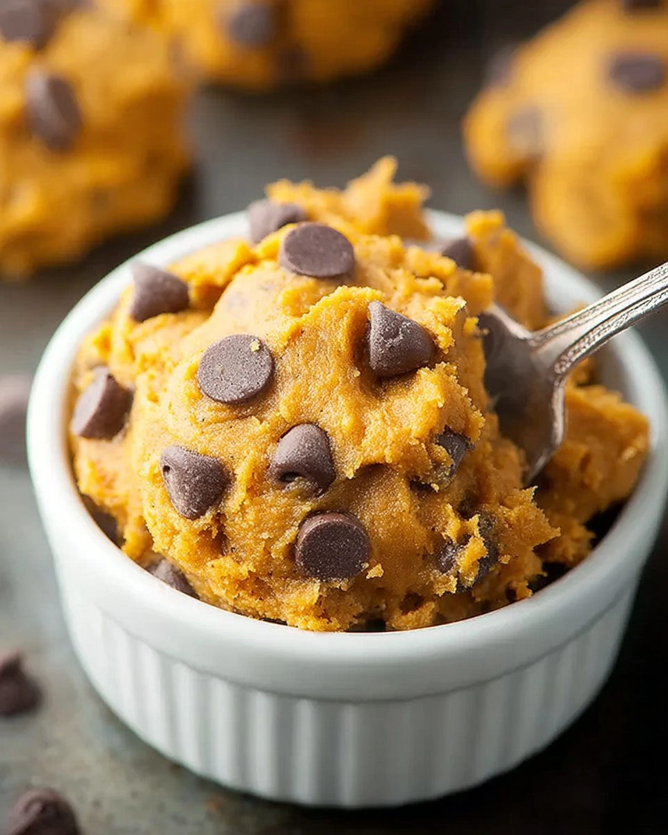 Pumpkin Pie Edible Cookie Dough
