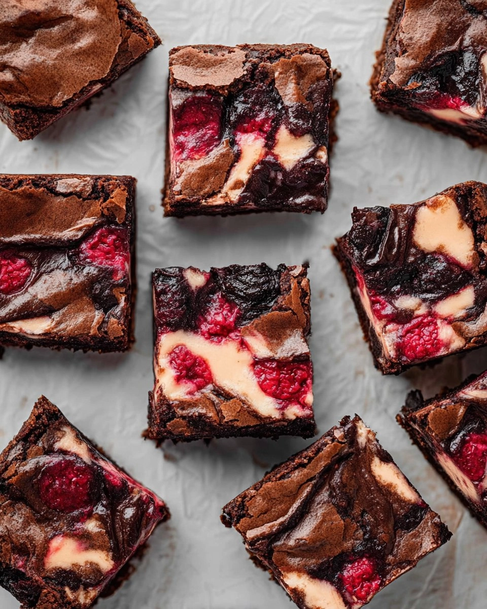 Raspberry Cheesecake Brownies