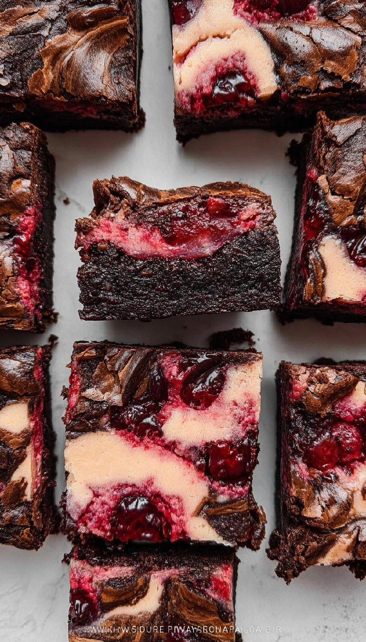 Raspberry Cheesecake Brownies
