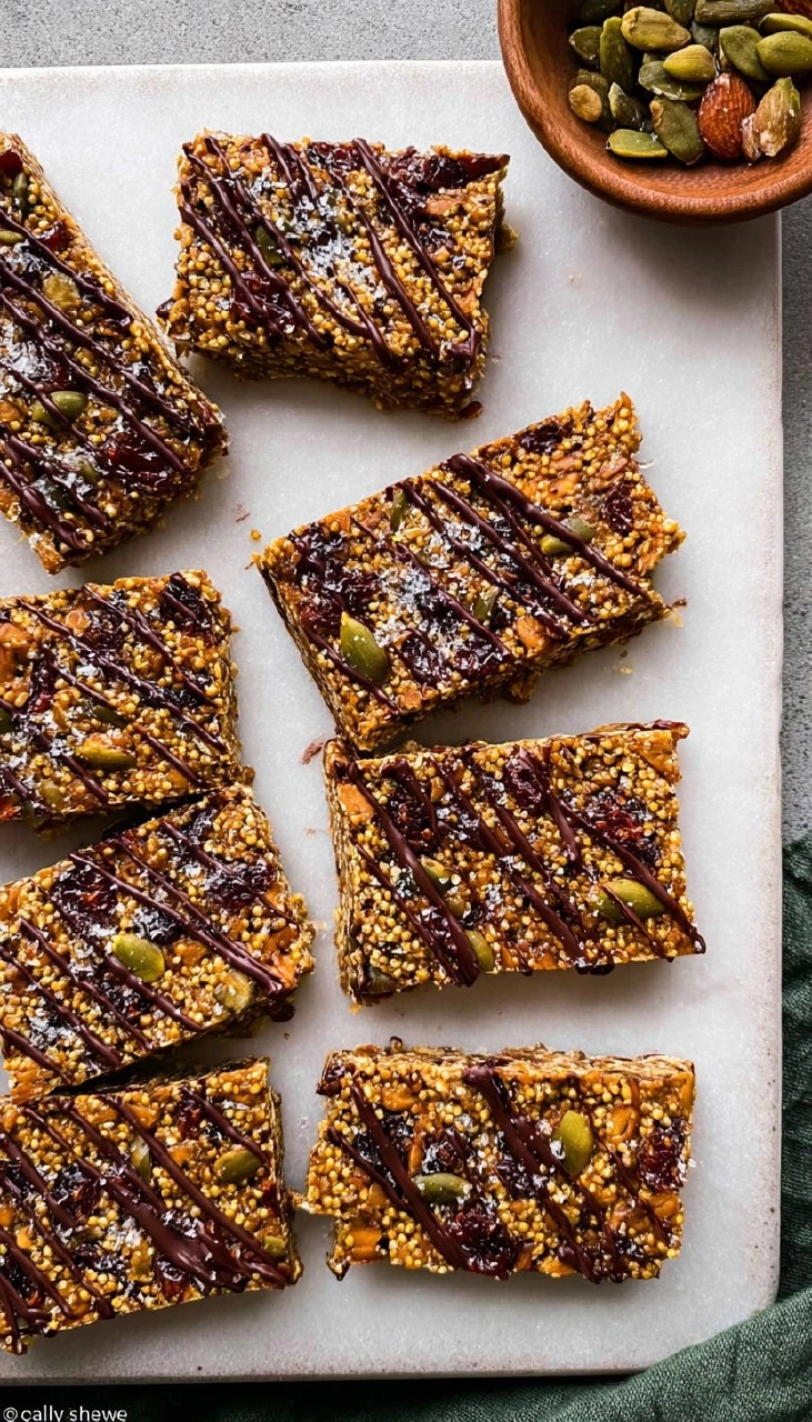 Salted Quinoa Granola Bars