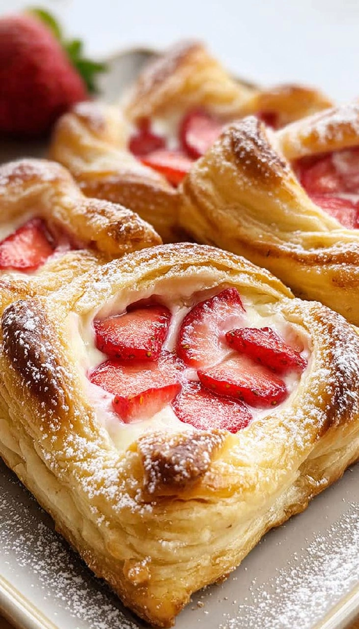 Strawberry Cream Cheese Danish