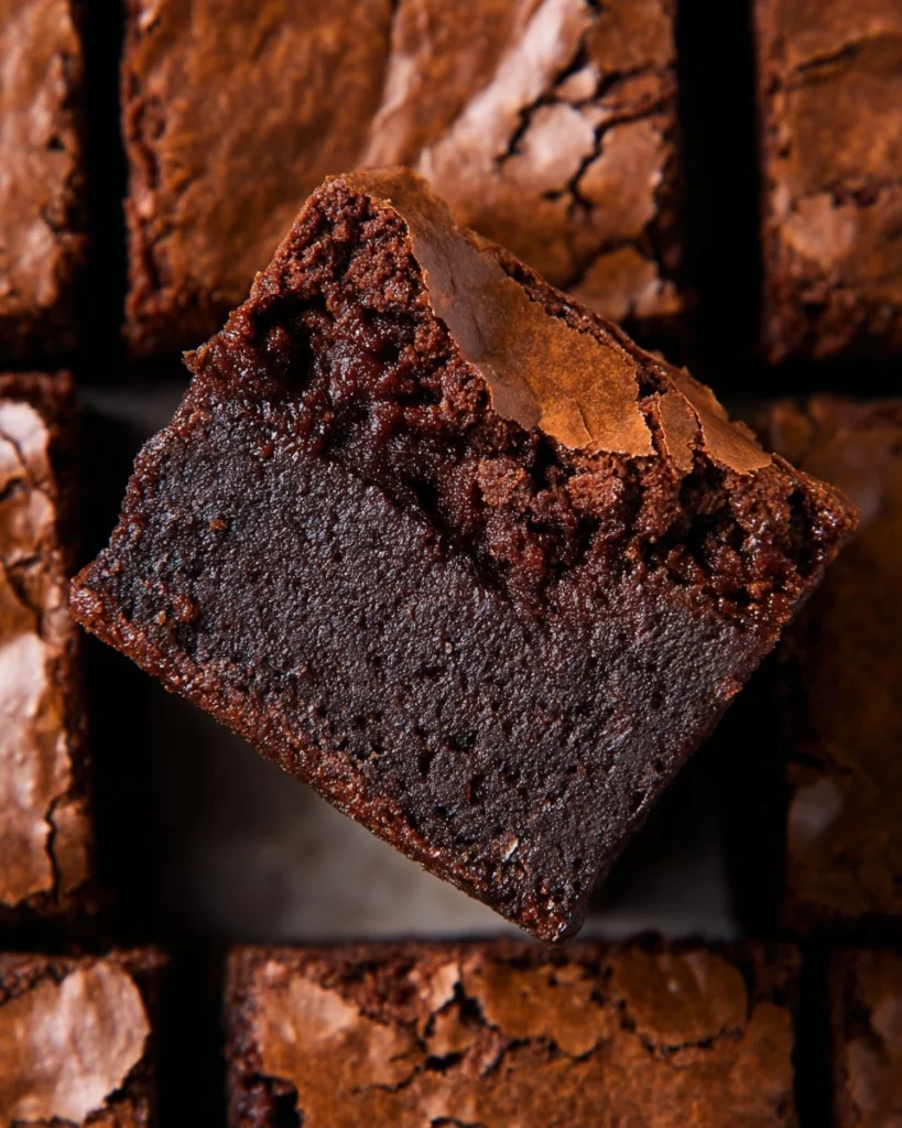 Thick-Fudgy-Brownies-with-a-Shiny-Crackly-Top-Recipe