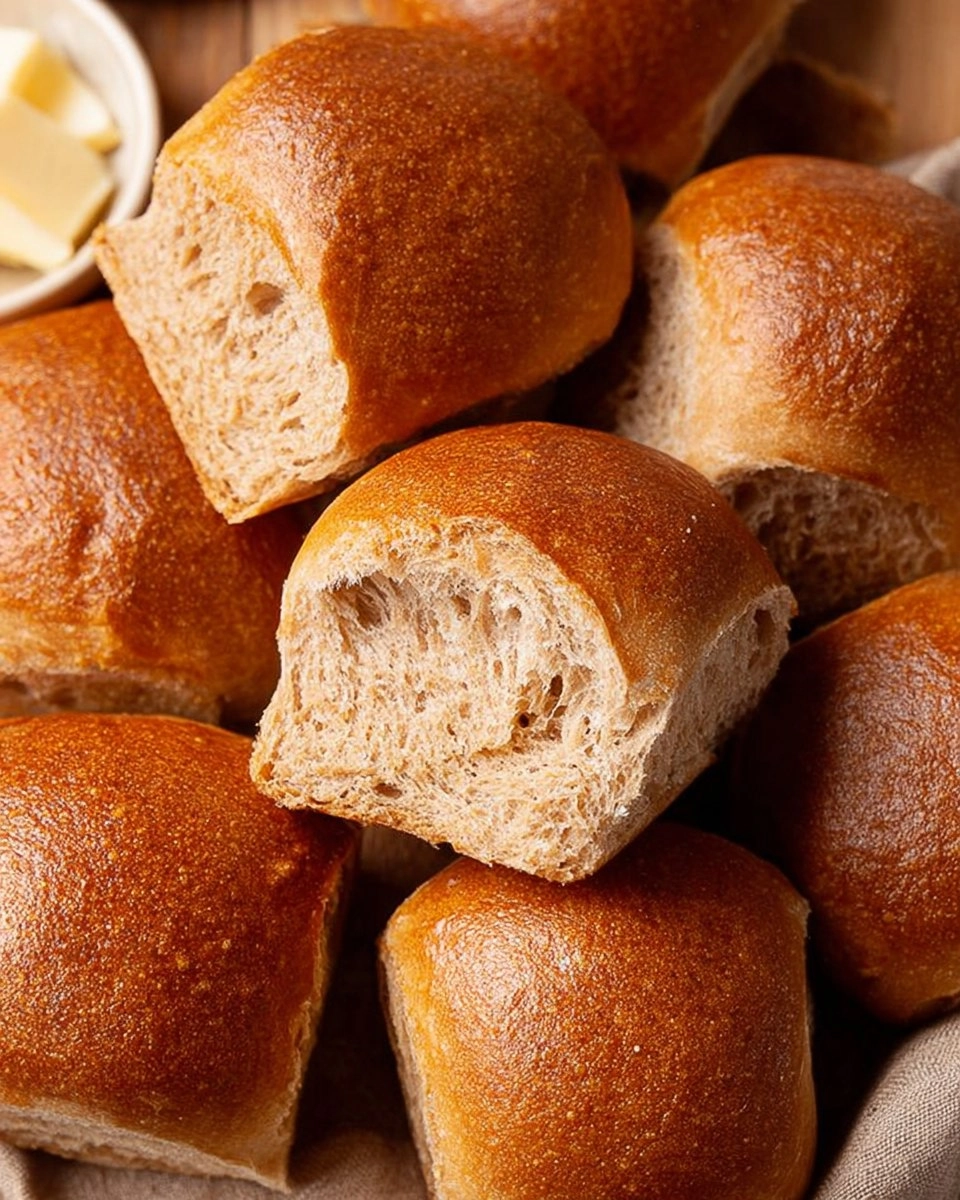Whole Wheat Sourdough Rolls