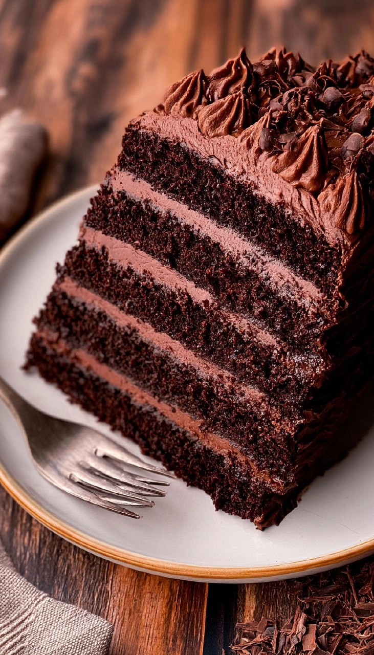 6 Layer Chocolate Fudge Cake 97 6 Layer Chocolate Fudge Cake