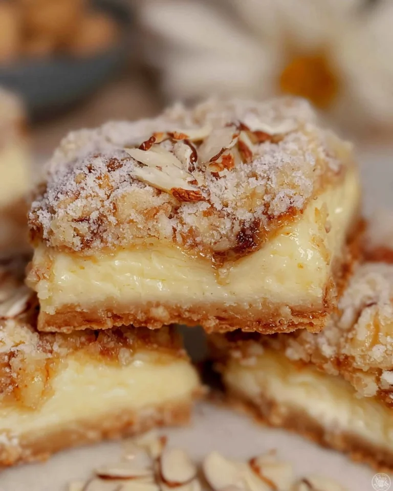 Almond Crumble Cheesecake Bars 4 Almond-Crumble-Cheesecake-Bars-Recipe