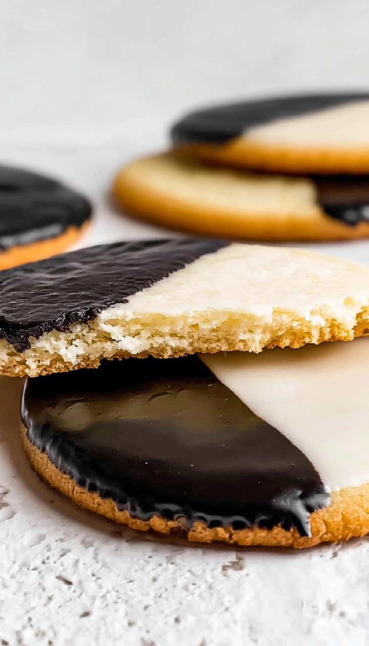 Authentic Black and White Cookies
