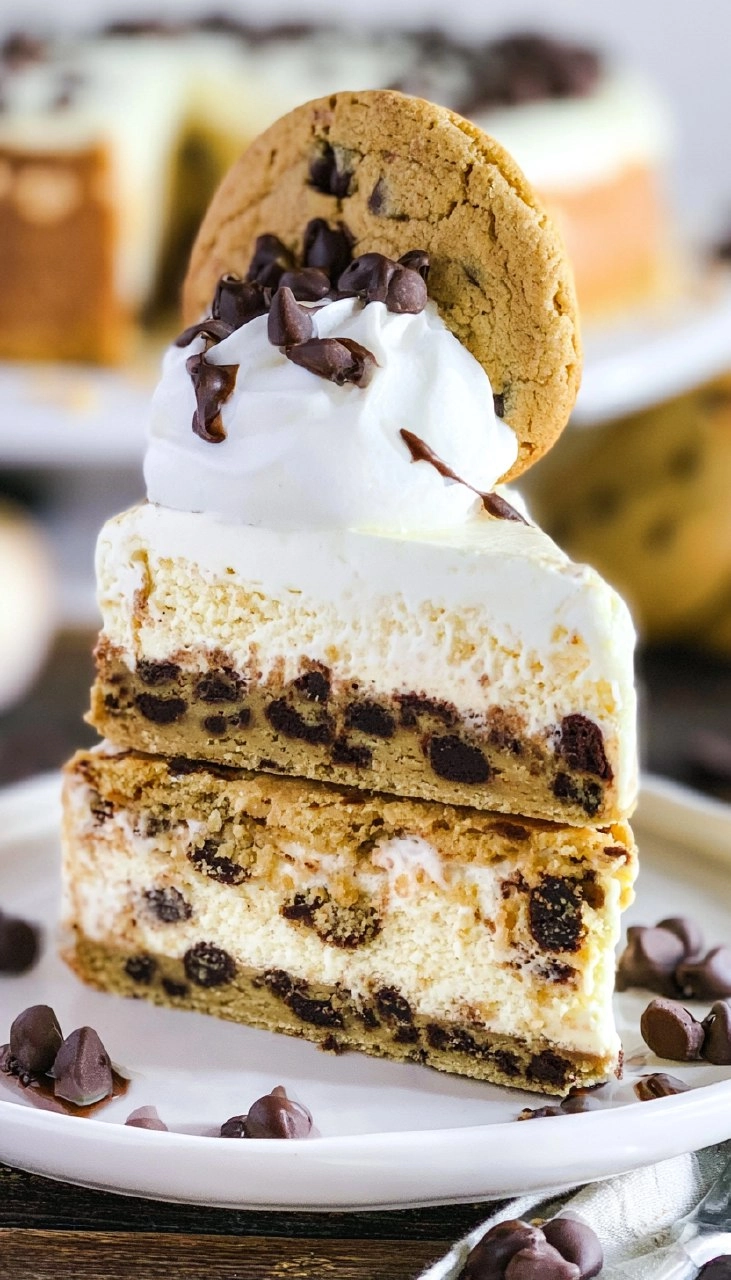 Chocolate Chip Cookie Ice Cream Cake