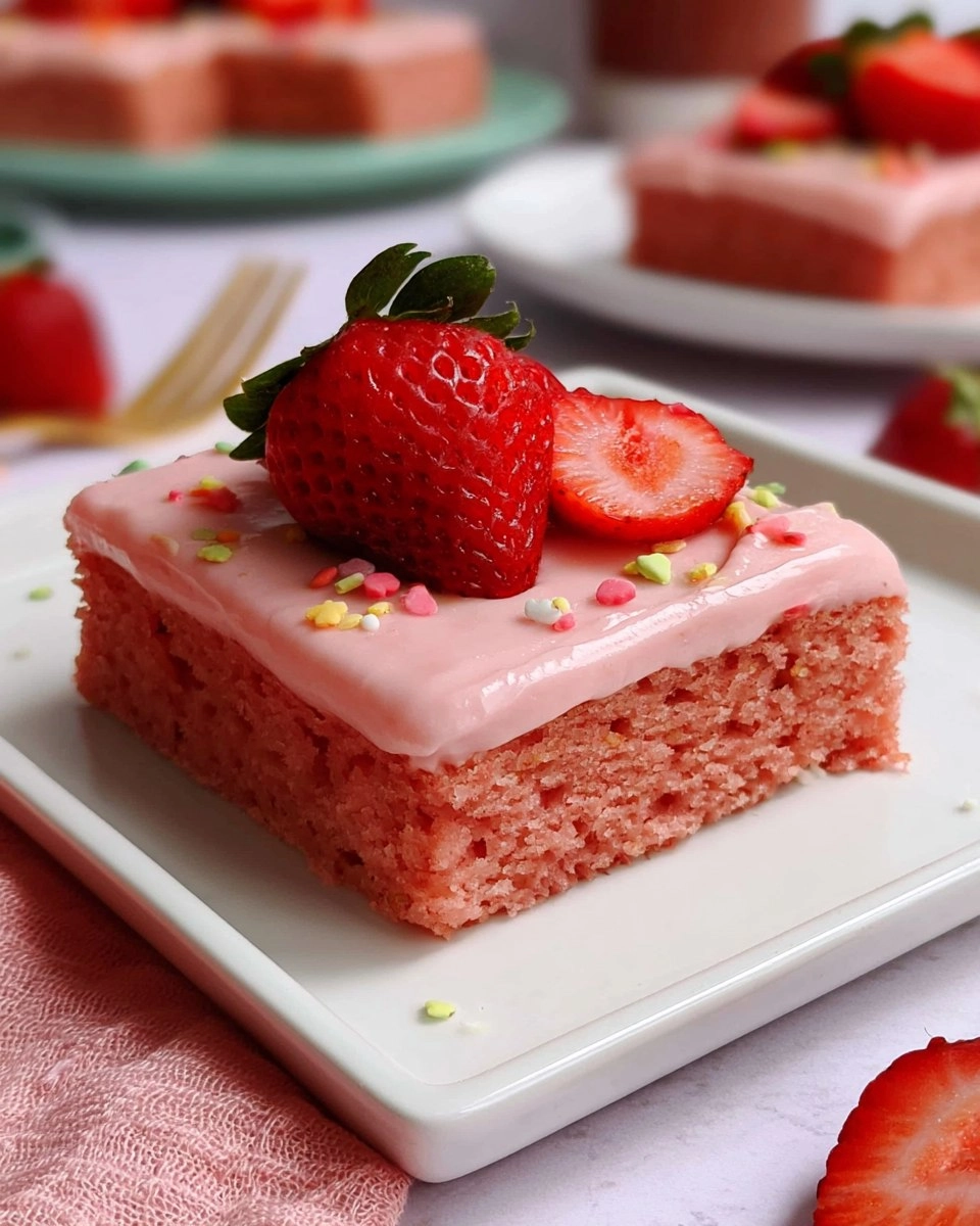 Fresh Strawberry Sheet Cake 100 Fresh Strawberry Sheet Cake