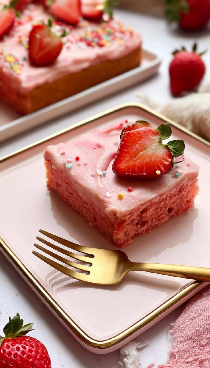 Fresh Strawberry Sheet Cake 101 Fresh Strawberry Sheet Cake