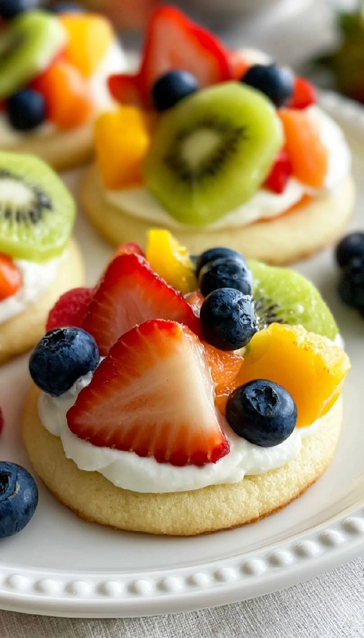 Fruit Pizza Sugar Cookies
