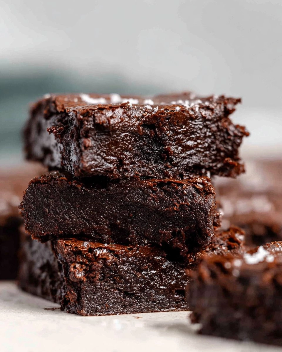 Fudgy Vegan Brownies (Applesauce Brownies)